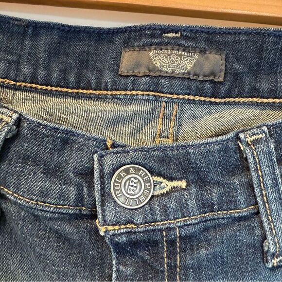 ROCK & REPUBLIC | Stella low rise straight leg jeans - Picture 4 of 14